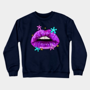 Disco Lips Crewneck Sweatshirt